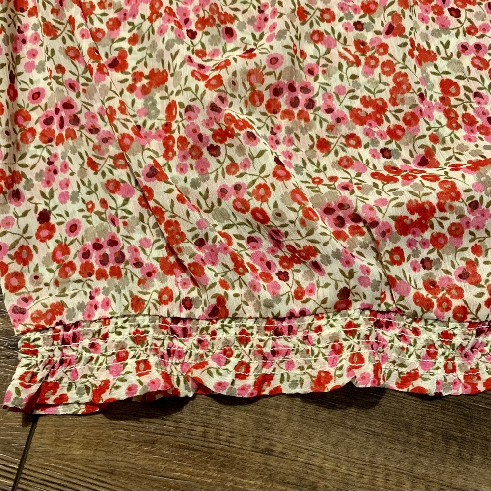 Floral Sheer Tank Top - Small - Picture 8 of 9